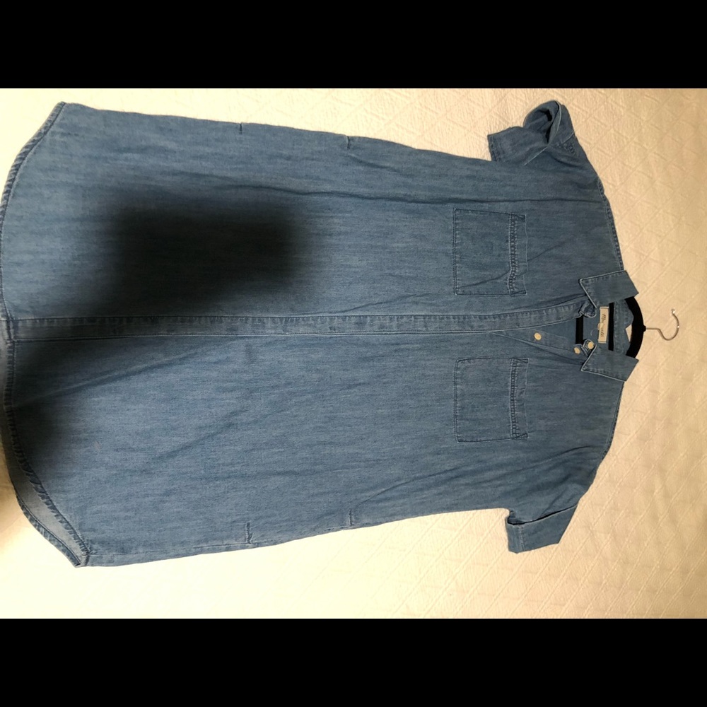 Madewell small SM denim dress w pockets